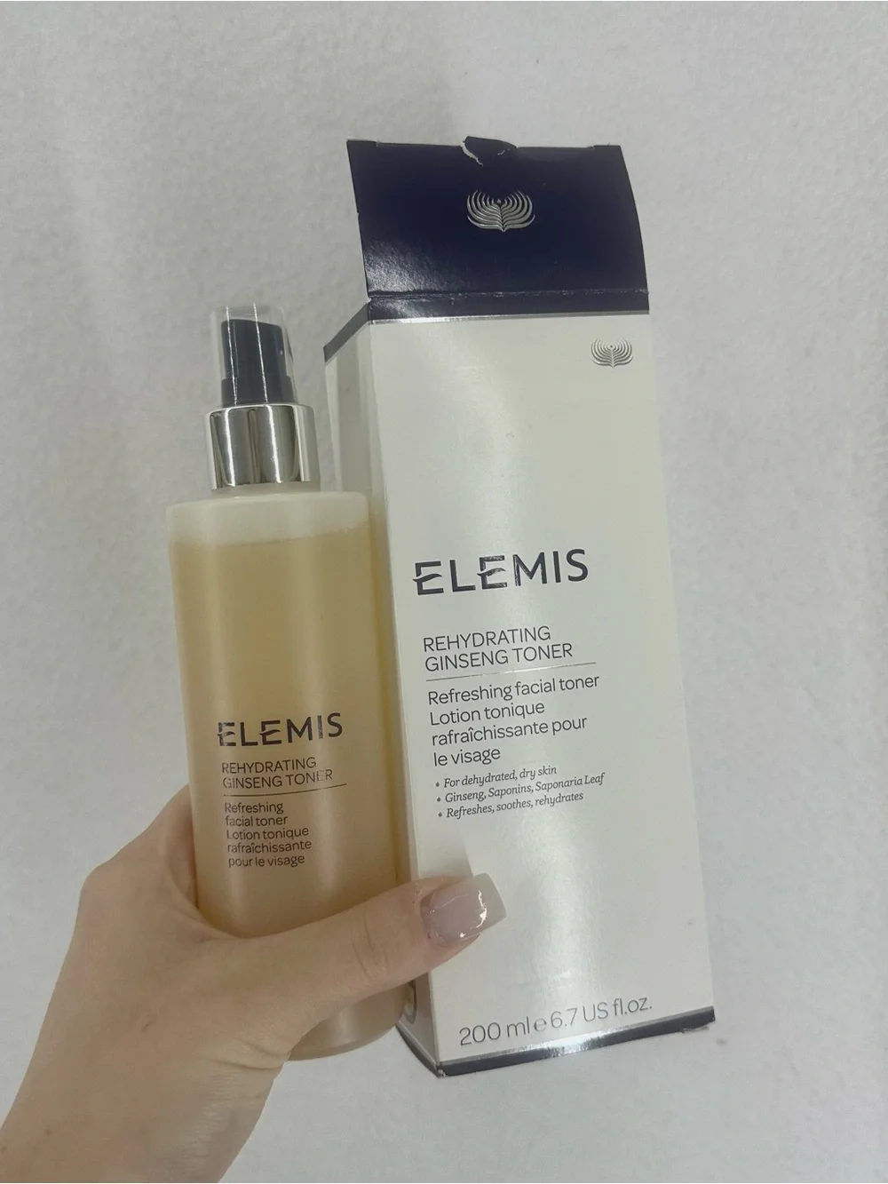 Elemis Rehydrating Ginseng Toner 6.7 fl oz 200ml Refreshing Facial Toner New